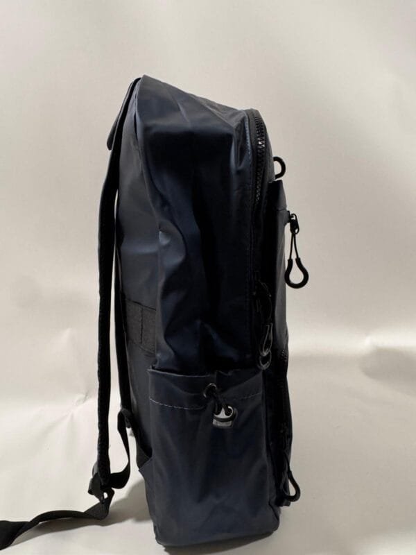 BLUE BACKPACK DOUBLE ZIPPER - Image 2